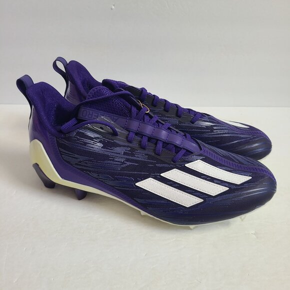 NEW Adidas Adizero Football Cleats HP8751 Size 12.5 Purple main image 4